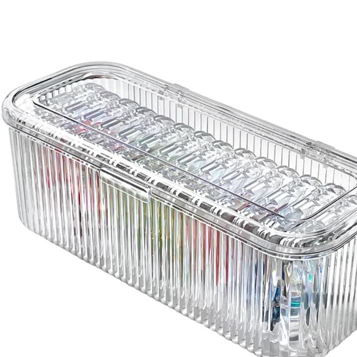ジュエリーボックス レトロ調ガラスジュエリーケース