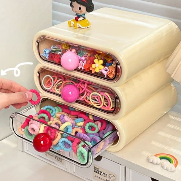 ジュエリーボックス ジュエリーボックス 三段引き出しアクセサリーケース
