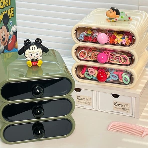 ジュエリーボックス ジュエリーボックス 三段引き出しアクセサリーケース