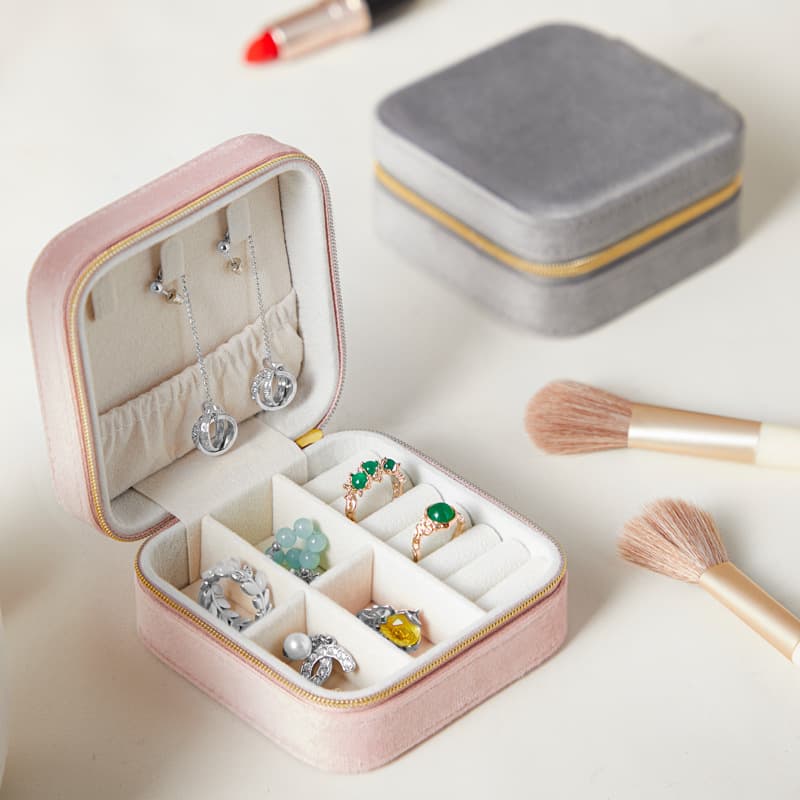 ジュエリーボックス やわらか上品アクセサリー収納