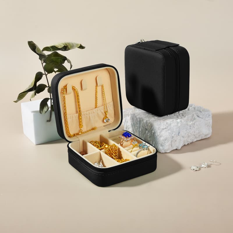 ジュエリーボックス やわらか上品アクセサリー収納