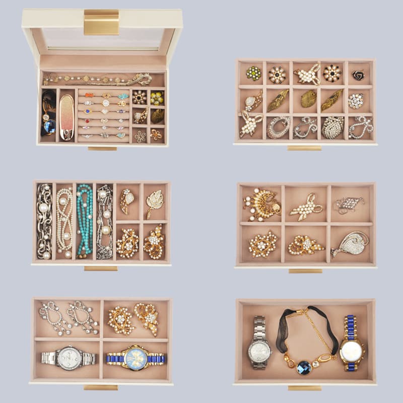 ジュエリーボックス シンプル収納ジュエリーケース